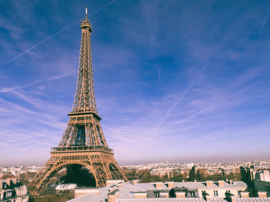 The Eiffel Tower in Paris, France